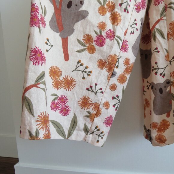 PRINCESS HIGHWAY X MODCLOTH Kool As A Koala Linen Blend Overalls - Size US 10 - Picture 12 of 16